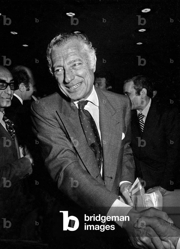 Italian entrepreneur Gianni Agnelli, about 1979 (photo)