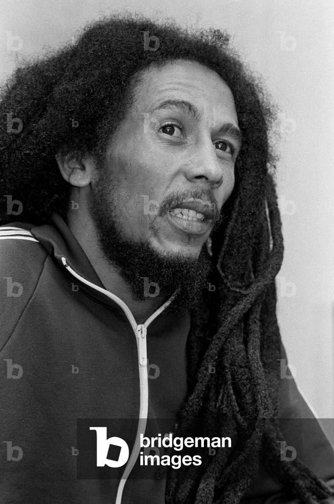 Bob Marley in Milan on June 27, 1980