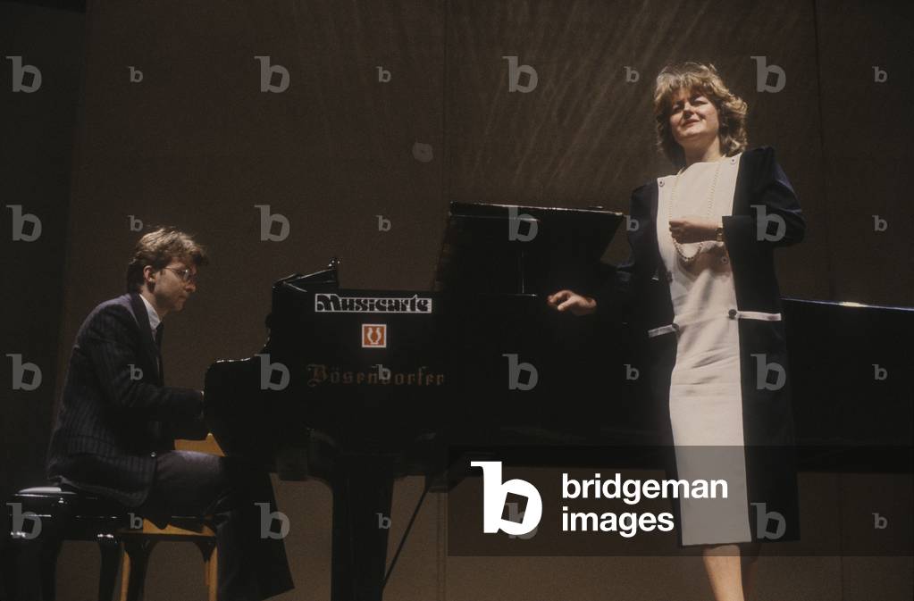 Rome, about 1985 Slovak soprano Edita Gruberova/Roma, 1985 circa Il soprano Edita Gruberova-