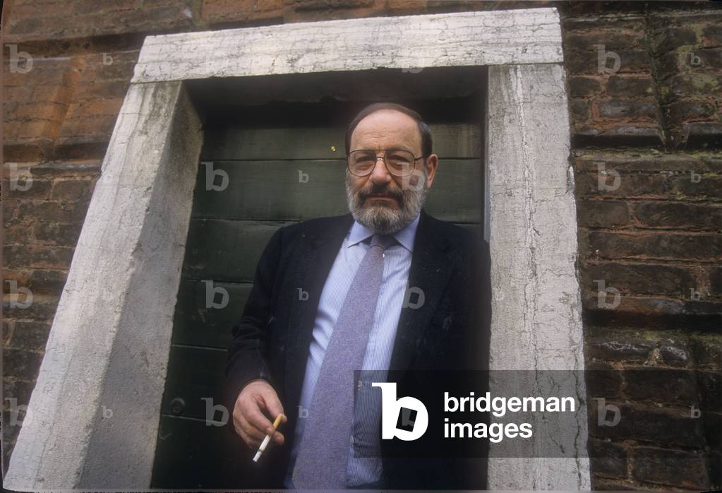 Venice, 1999. Semiologist and writer Umberto Eco/Venezia, 1999. Umberto Eco, semiologo e scrittore -
