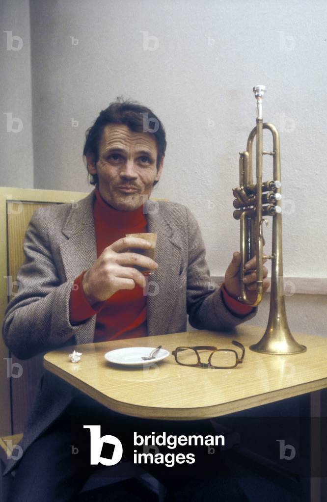 Rome, 1982. Jazz trumpeter Chet Baker (photo)