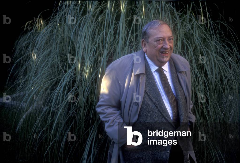 Portrait of the French historian Jacques Le Goff in 1995.