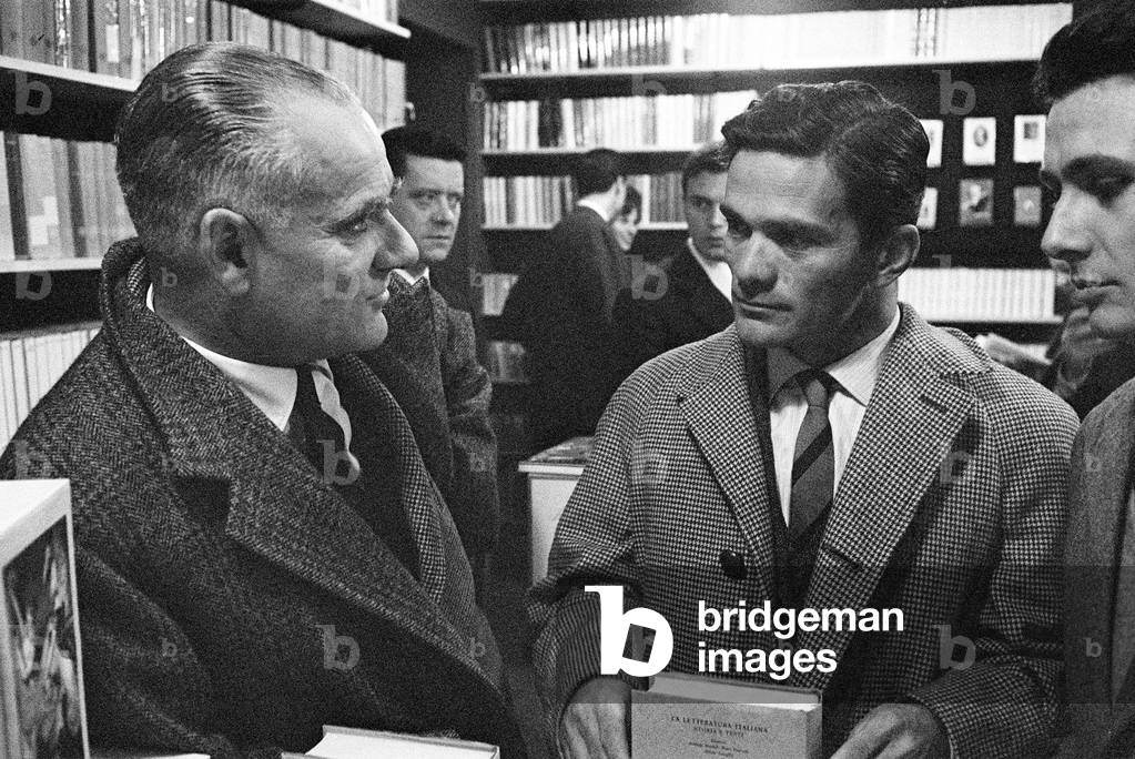 Pier Paolo Pasolini and Alberto Moravia