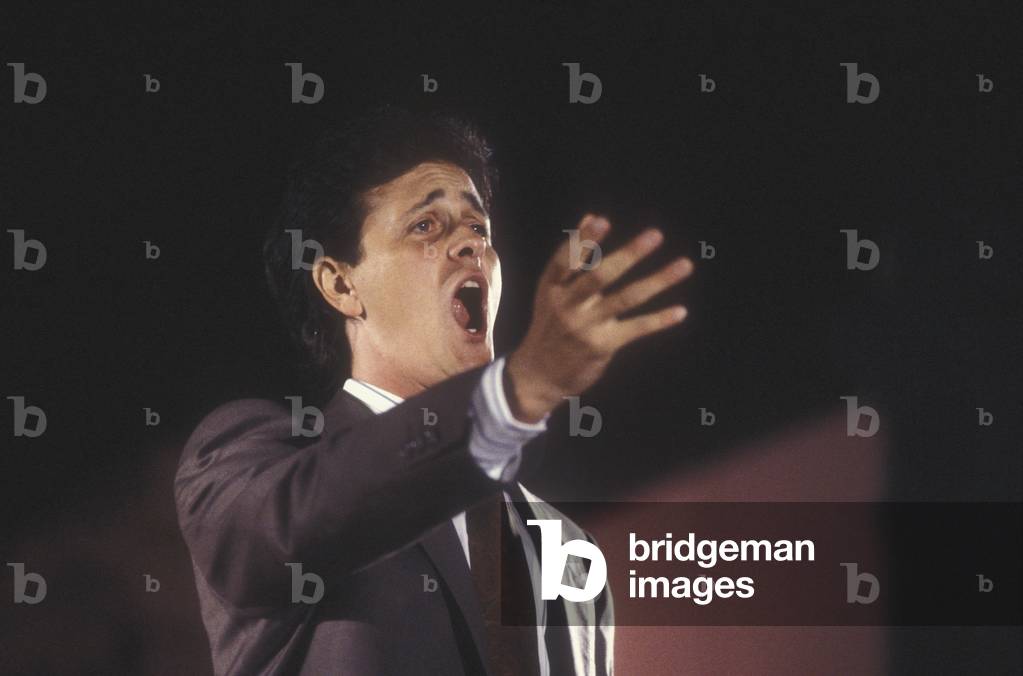 Italian baritone Natale De Carolis, 1990/Il baritono Natale De Carolis, 1990 -