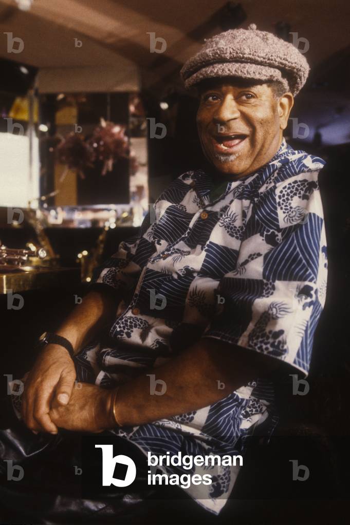 Cannes, 1983. American jazz trumpeter Dizzie Gillespie (photo)