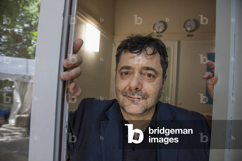 Montpellier, May 2016. Italian writer Tommaso Pincio (Nome de plume of Tommaso Colapietro) (photo)