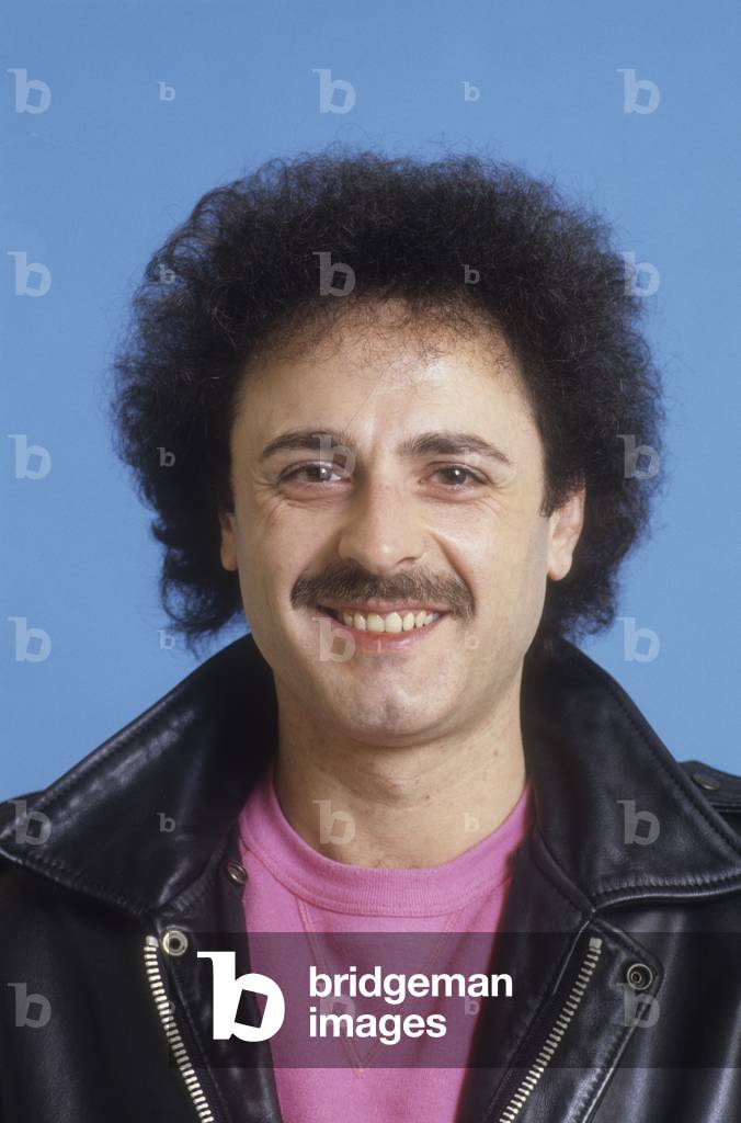 Sanremo Music Festival 1985. Italian pop singer Edoardo De Crescenzo, in competition with the song 