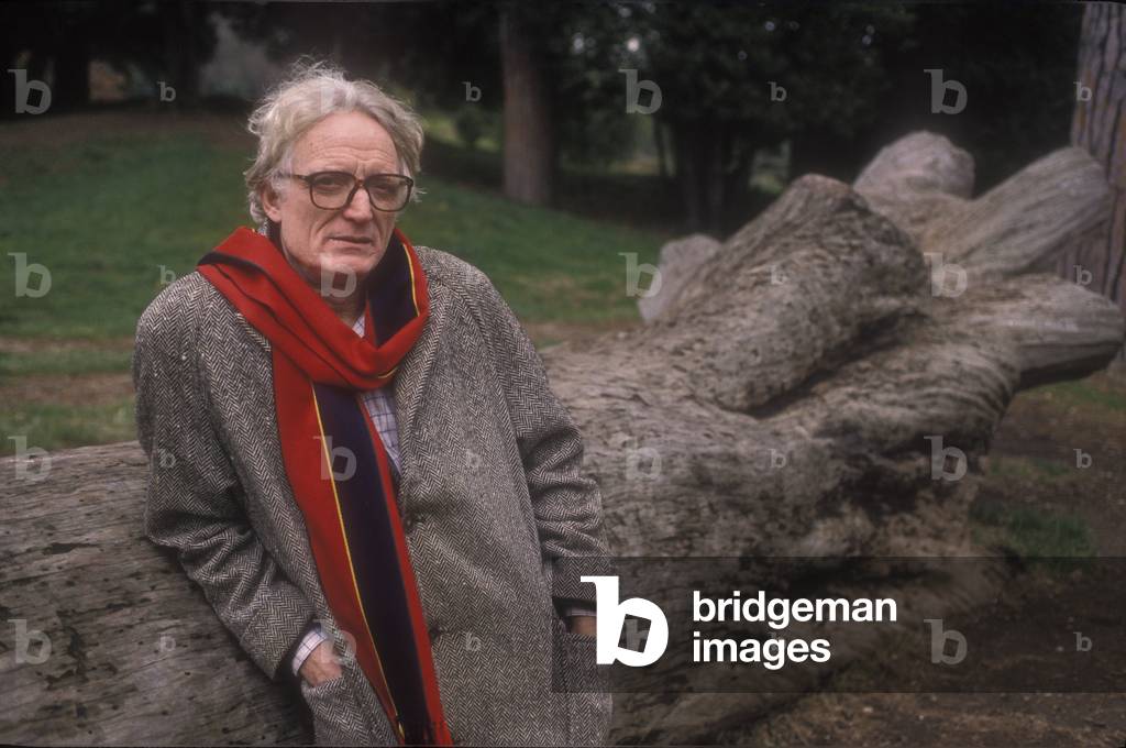 Italian writer Romano Costa, about 1985/Lo scrittore Romano Costa, 1985 circa -