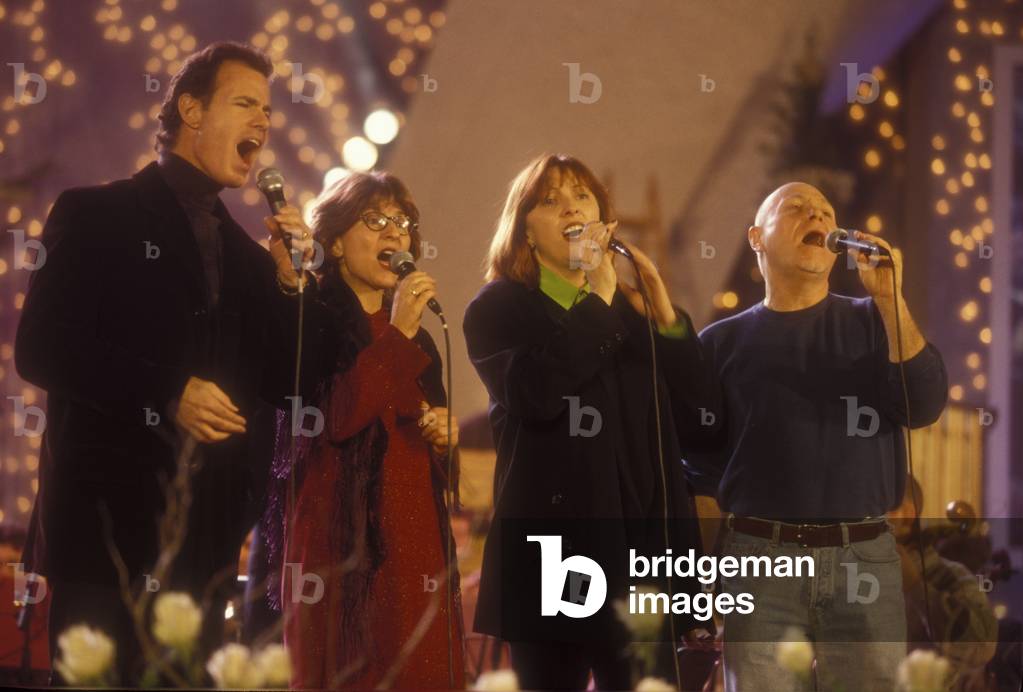 Rome, 1998. American mixed music group Manhattan Transfer (photo)