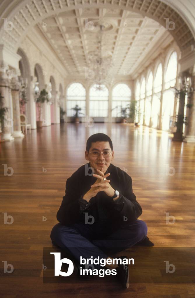 Venice Lido, Excelsior Hotel, Venice Film Festival 1994. Malaysian Taiwanese director Tsai Ming-liang/Lido di Venezia, Hotel Excelsior, Mostra del Cinema di Venezia 1994. He registered Tsai Ming-liang-