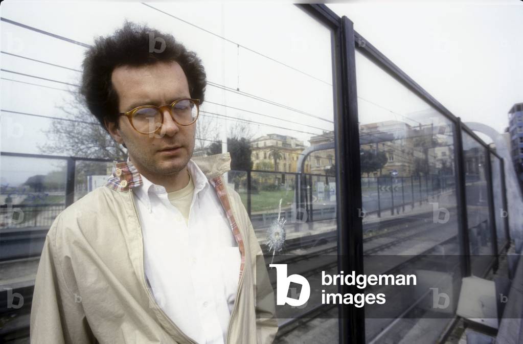 Rome, 1985. Italian writer Marco Lodoli (photo)