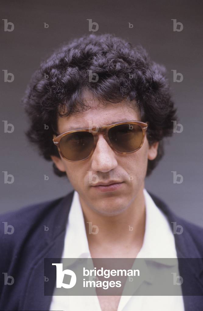 Paris, 1985. Italian singer-songwriter Eugenio Bennato (photo)