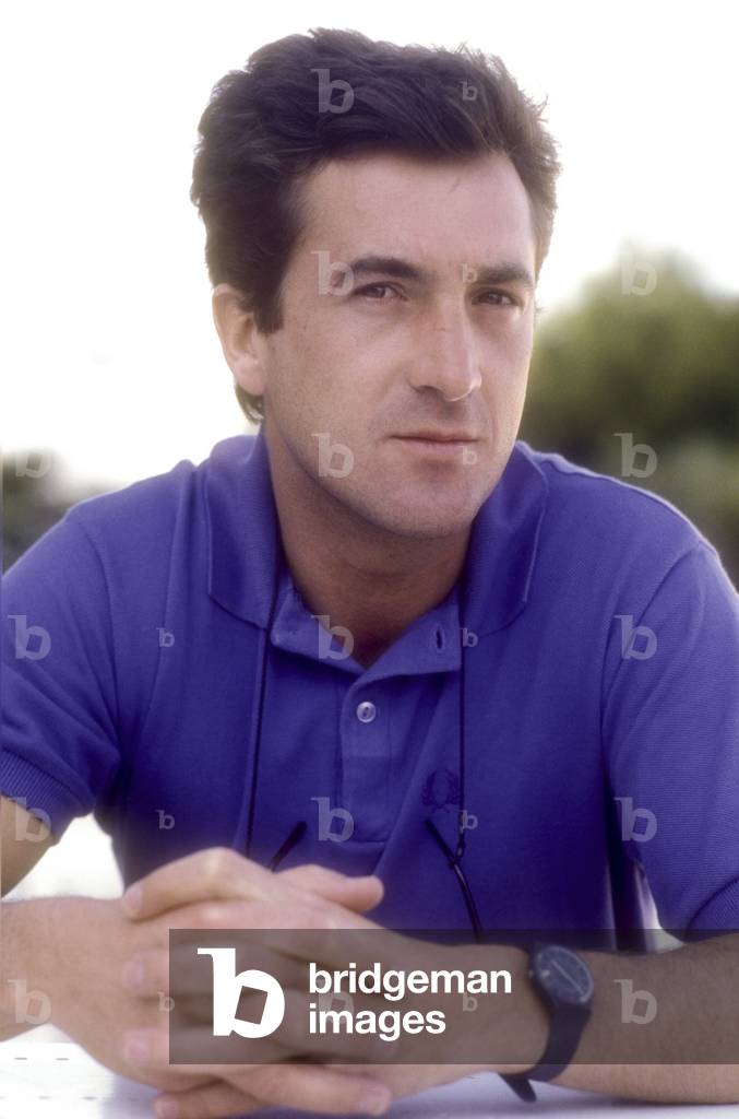 Venice Lido, Venice Film Festival 1988. English actor Franois Cluzet, starring in “Une affaire de femmes”” directed by Claude Chabrol and in competition at the Festival/Lido di Venezia, Film Festival di Venezia 1988. L'attore francese Francois Cluzetinterprete di “Un affare di doinne” diretto by Claude Chabrol and in concorso alla Mostra -