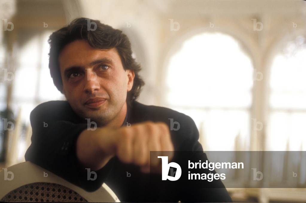Venice Lido, Venice Film Festival 1991. Italian director Guido Chiesa, at the Festival to present his movie 