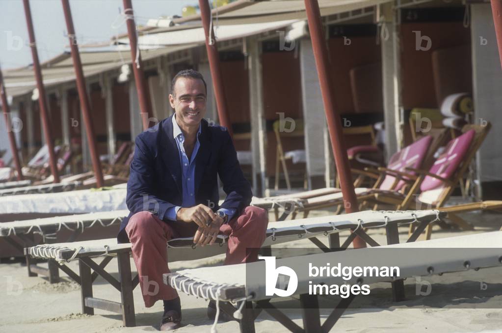 Venice Lido, Venice Film Festival 1992. Italian director Andrea Barzini, out of competition with the movie 