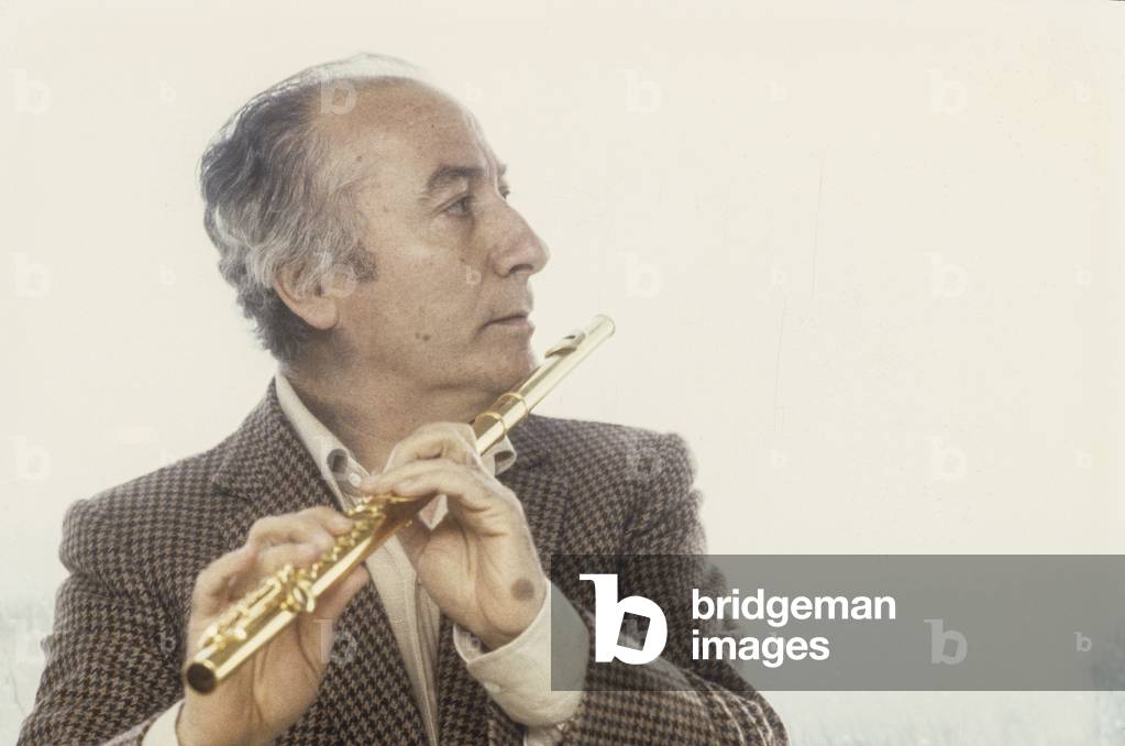 Severino Gazzelloni in His House (1980)