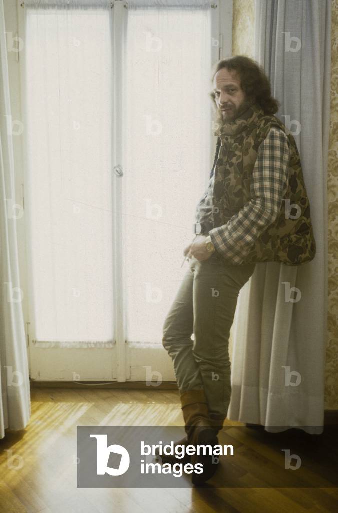 Rome, about 1980. Scottish singer, songwriter and multi-instrumentalist Ian Anderson, leader and flautist of British rock band Jethro Tull (photo)