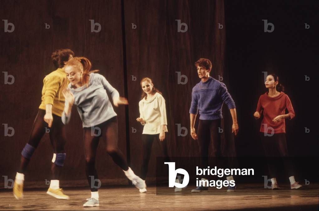 Opus Jazz, a ballet by Jerome Robbins (Rome about 1985) (photo)