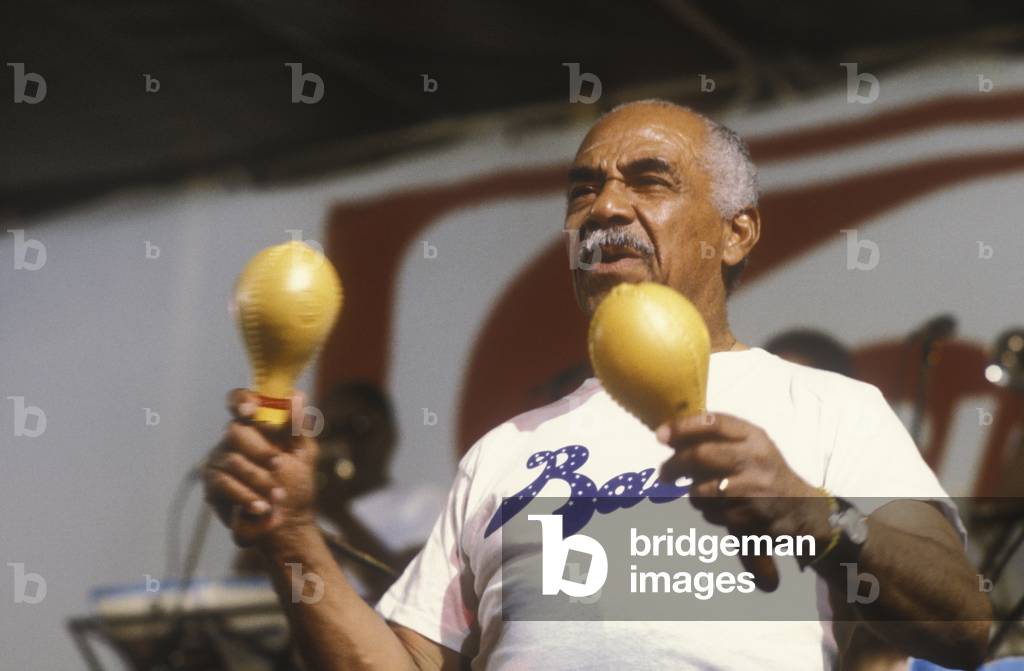Perugia, Umbria Jazz Festival 1981. Cuban musician Frank 
