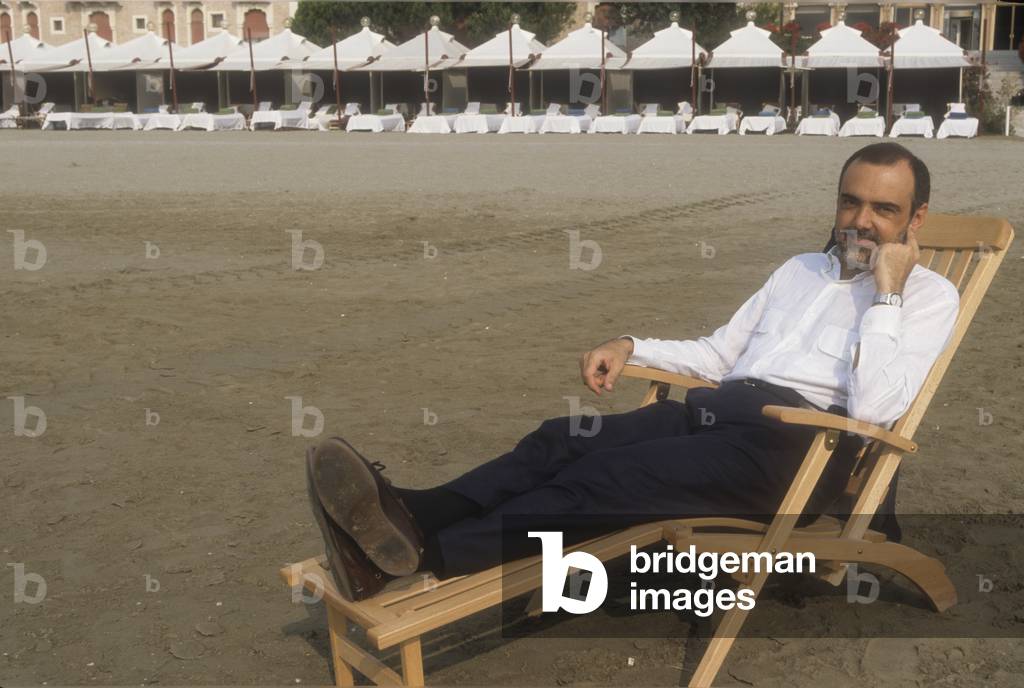 Venice Lido, 1999. Venice Film Festival director Alberto Barbera (photo)