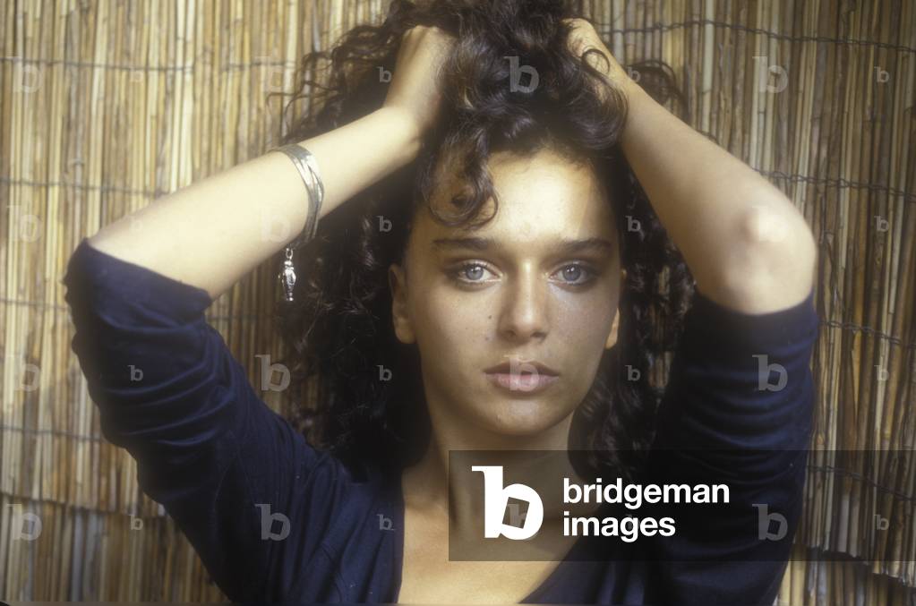Venice Lido, Venice Film Festival 1986. Italian actress Valeria Golino, starring in 