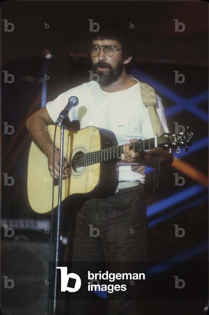 Italian singer and songwriter Stefano Rosso (about 1985) (photo)