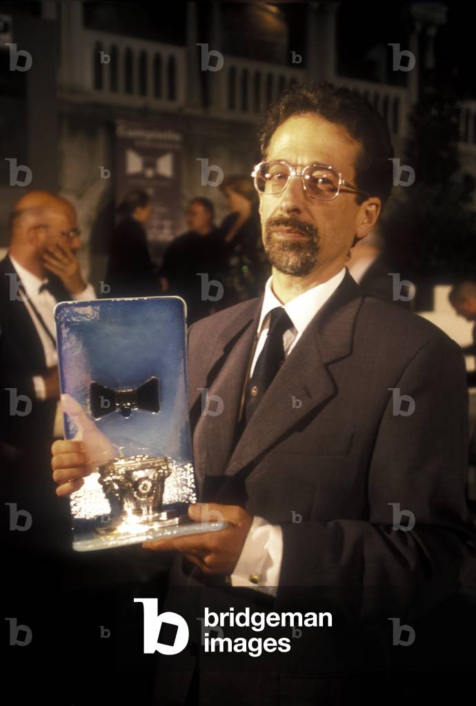 Venice, 1998. Italian writer Cesare De Marchi winner of Campiello Literary Prize (photo)