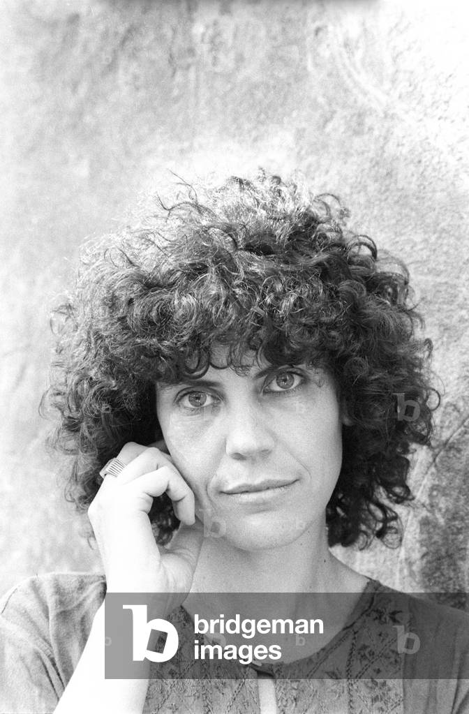Rome, 1980. Italian poet Biancamaria Frabotta (photo)