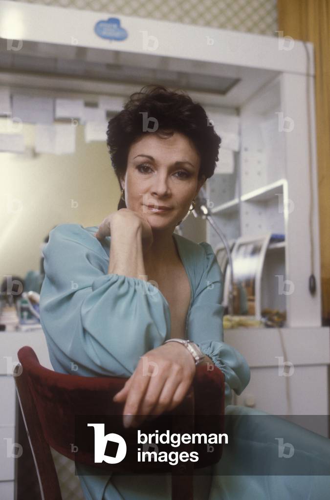 French actress Martine Brochard, about 1985 (photo)