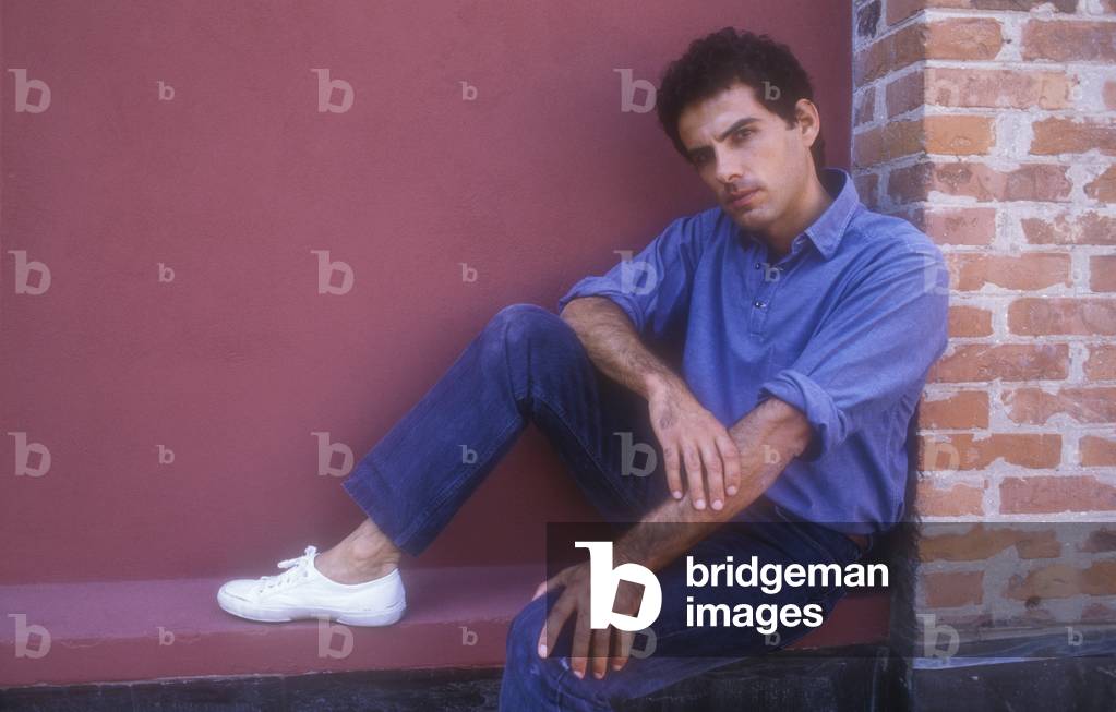 Venice Lido, Venice Film Festival 1988. Italian writer Andrea De Carlo/Lido di Venezia, Mostra del Cinema di Venezia 1988. Lo scrittore Andrea De Carlo -