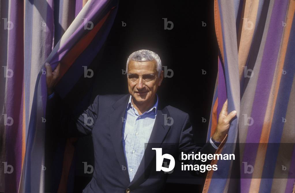 Venice Lido, Venice Film festival 1989. Italian movie producer Fulvio Lucisano (photo)
