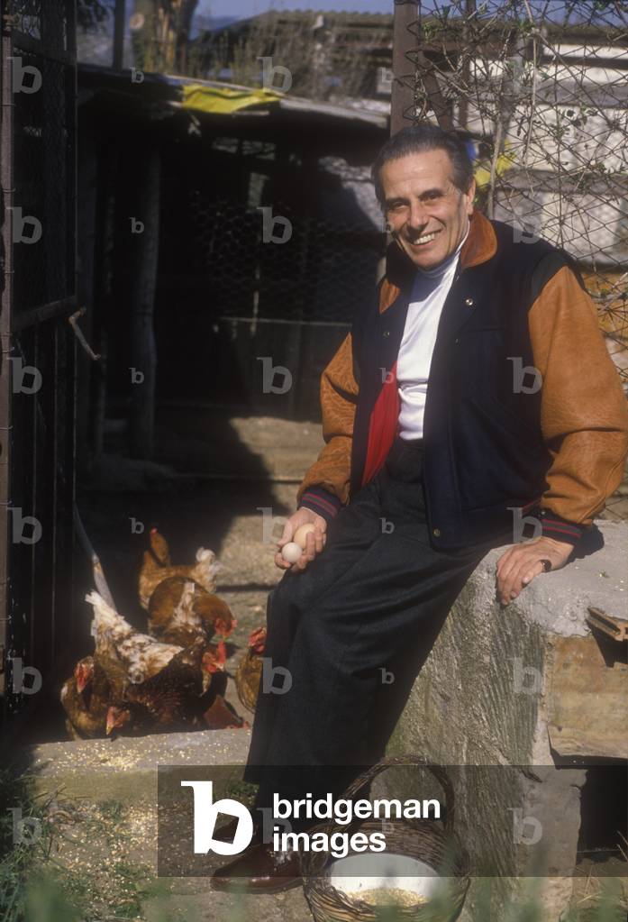 Nicola Rescigno in His House Nicola Rescigno