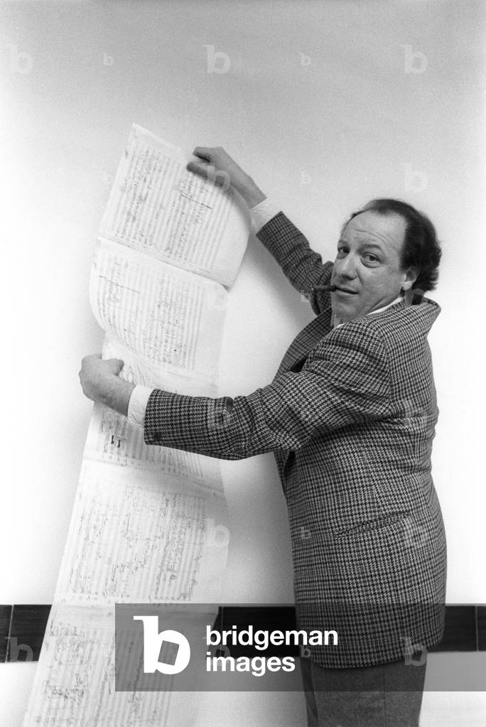 Italian conductor and clarinet player Giuseppe Garbarino (about 1985)/Il clarinettista e direttore d'orchestra Giuseppe Garbarino (1985 circa) -