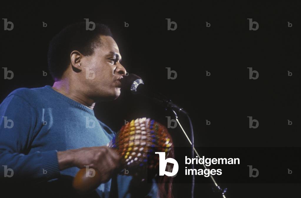 American jazz-pop singer Al Jarreau (about 1985) (photo)