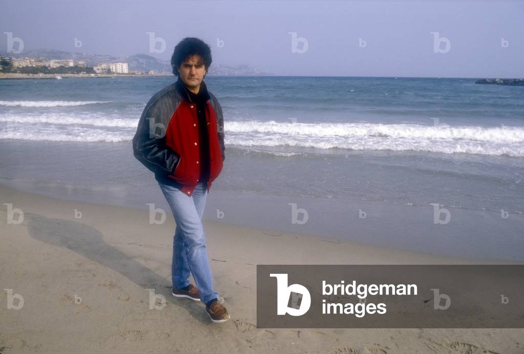 Sanremo Music Festival 1987. Italian pop singer Fausto Leali (photo)