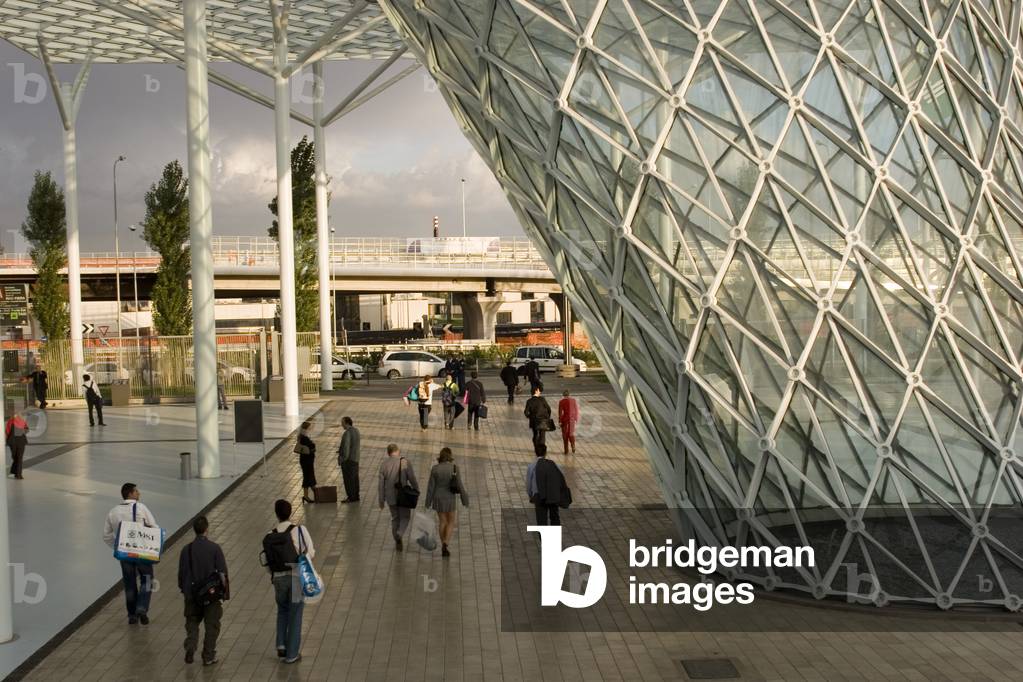 Details of the New Trade Fair of Milan, designed by architect Massimiliano Fuksas, 2006
