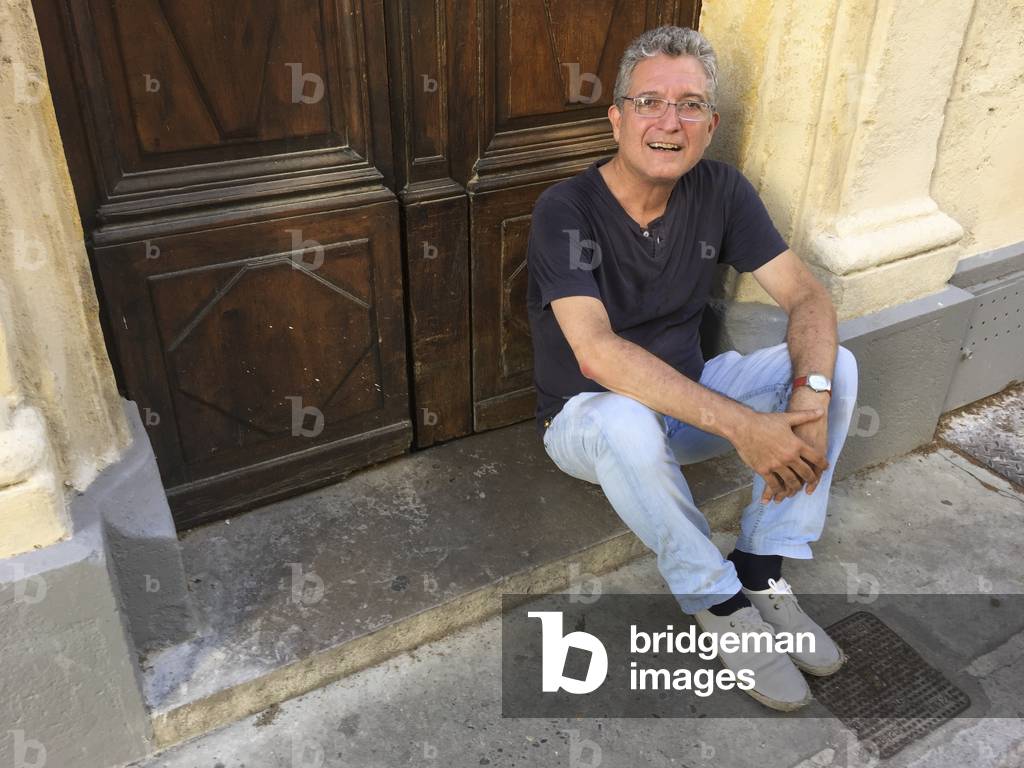 Arles, France, 2016. Catalan poet, writer and photographer Ramon Dachs (photo)