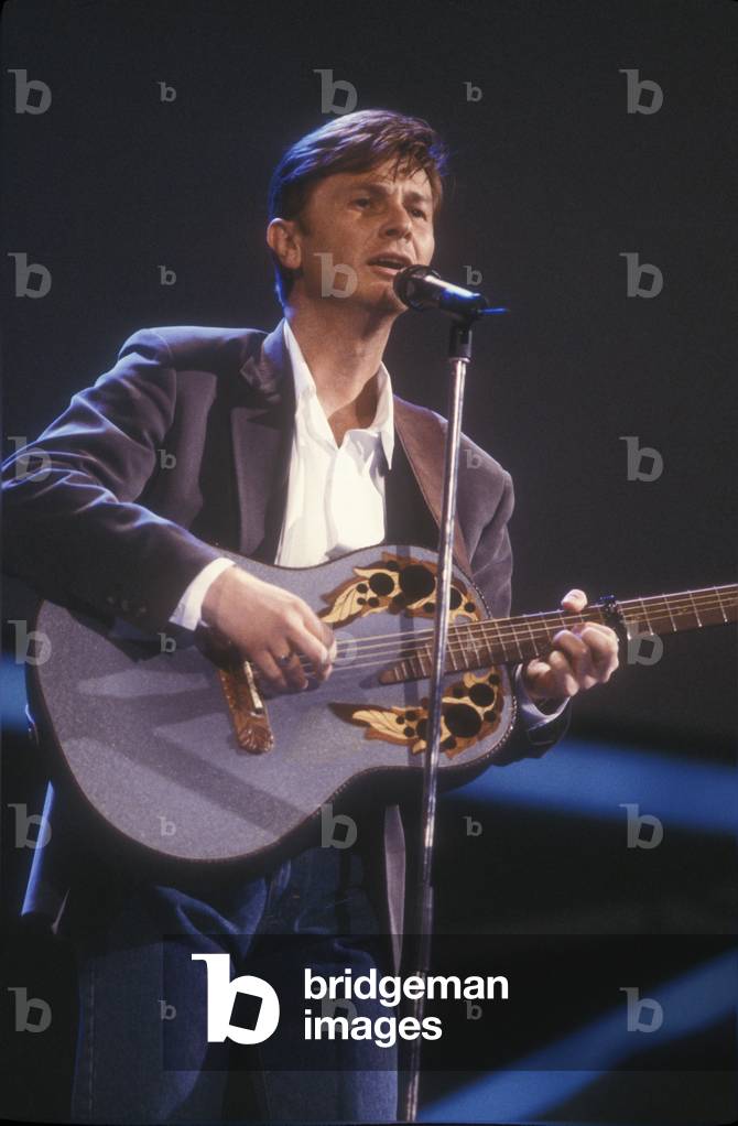 Sanremo Music Festival 1988. Italian singer-songwriter Ron (Rosalino Cellammare) (photo)