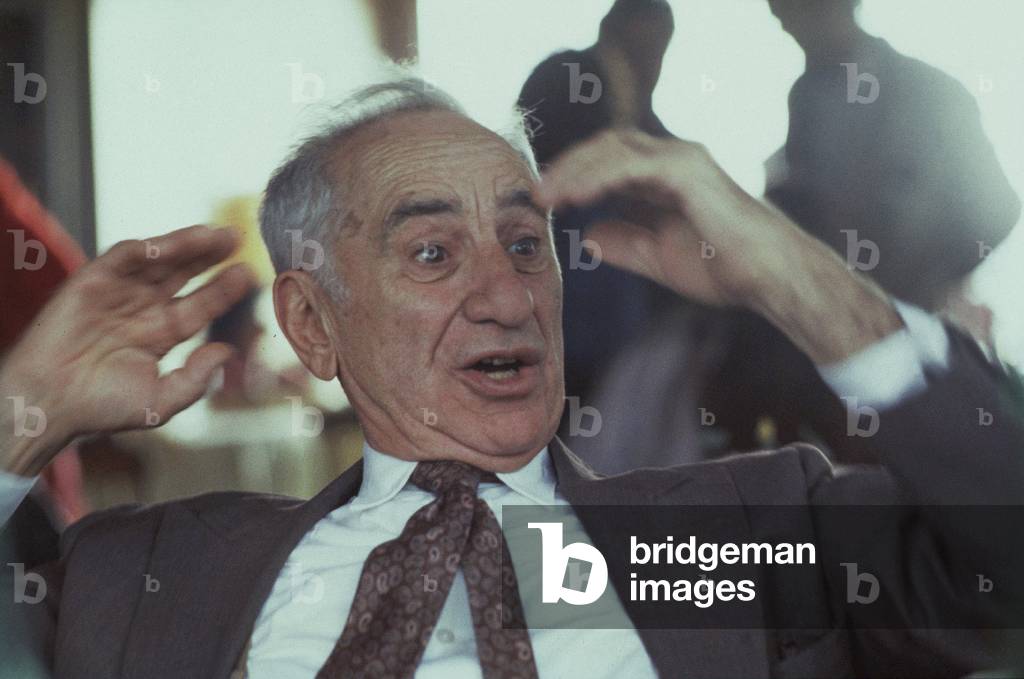 Venice Lido, Venice Film Festival, about 1983. American director Elia Kazan (photo)