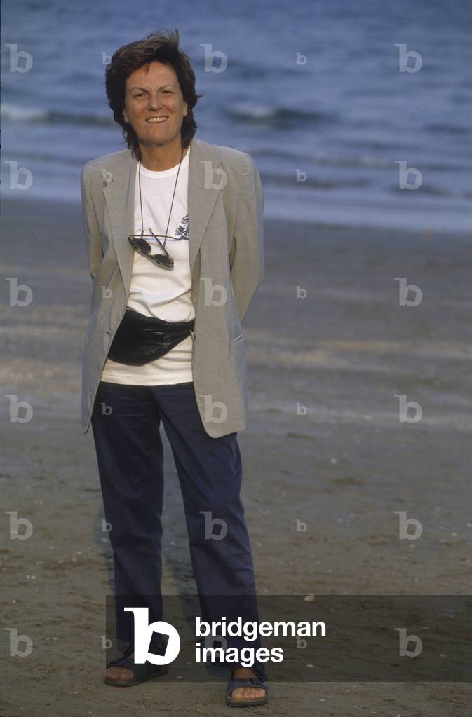 Venice Lido, Venice Film Festival 1993. Italian director Liliana Cavani/Lido di Venezia. Mostra del Cinema di Venezia 1993. The register Liliana Cavani - Marcello Mencarini
