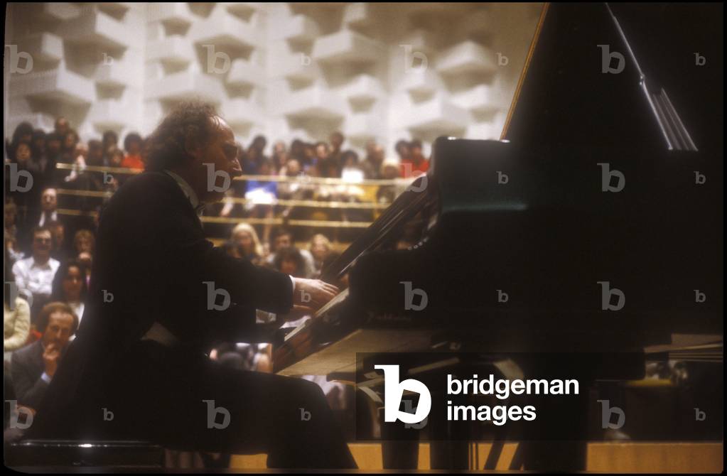 Pianist MAURIZIO POLLINI, Roma 1988/MAURIZIO POLLINI, pianista, Roma 1988 -