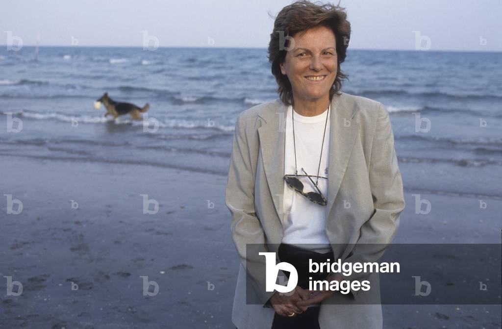 Venice Lido, Venice Film Festival 1993. Italian director Liliana Cavani/Lido di Venezia. Mostra del Cinema di Venezia 1993. The register Liliana Cavani - Marcello Mencarini