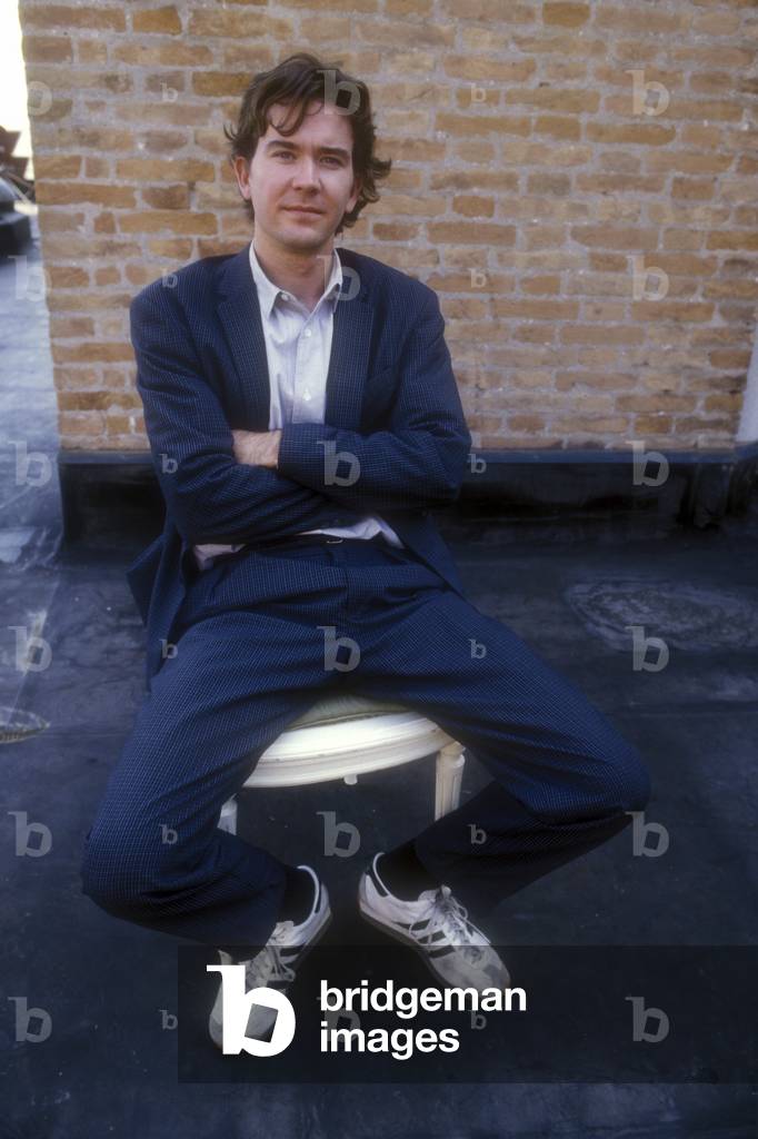 Venice Lido, Venice Film Festival, about 1985. American actor Timothy Hutton (photo)