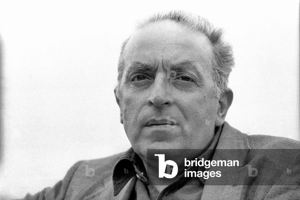 Rome, 1980. Italian writer Luigi Malerba (nom de plume of Luigi Bonardi) (photo)