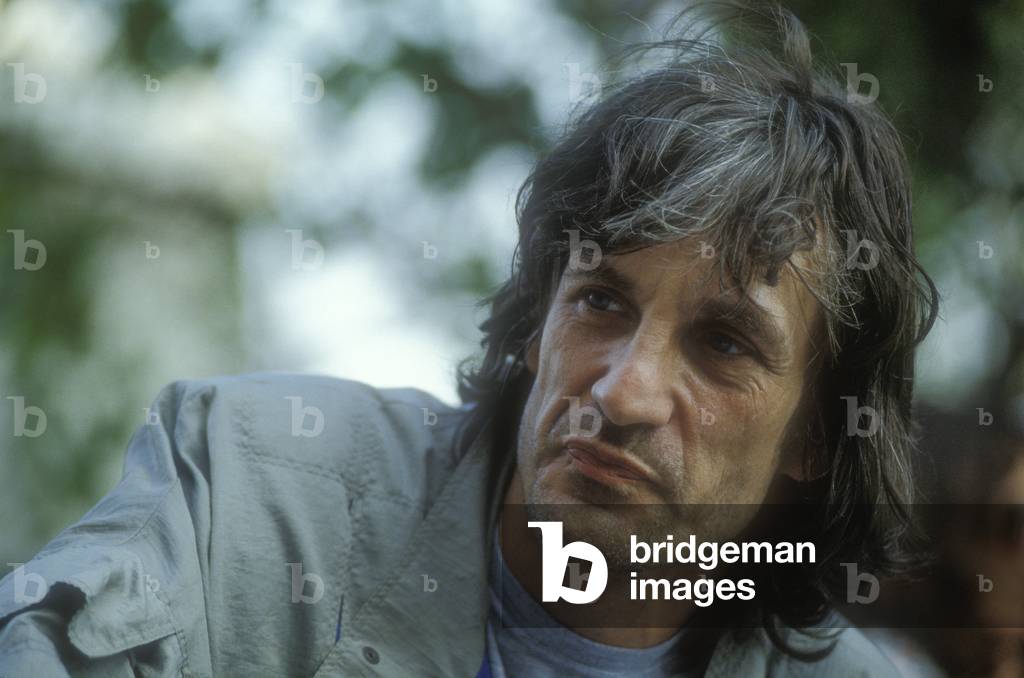 Venice Lido, Venice Film Festival 1988. British director Andrew Birkin, in competition with the movie “” Burning Secret””/Lido di Venezia, Venice Film Festival 1988, in concorso with the film “” Burning Secret” (Bruciante segreto) -