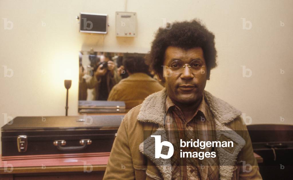 Rome, 1981. American jazz musician Anthony Braxton after a concert (photo)