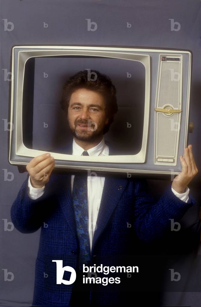 Comic actor Beppe Grillo, 1985/Il comico Beppe Grillo, 1985 -