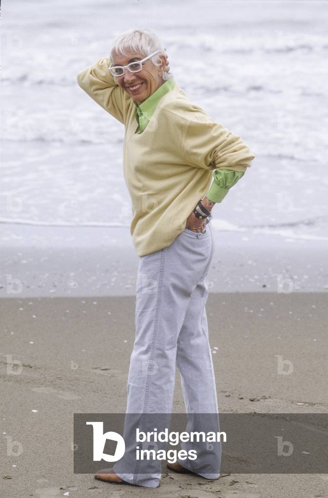 Venice Lido. Venice Film Festival about 1988. Italian director Lina Wertmuller/Lido di Venezia. Mostra del Cinema di Venezia 1988 circa. The Lina Wertmuller -