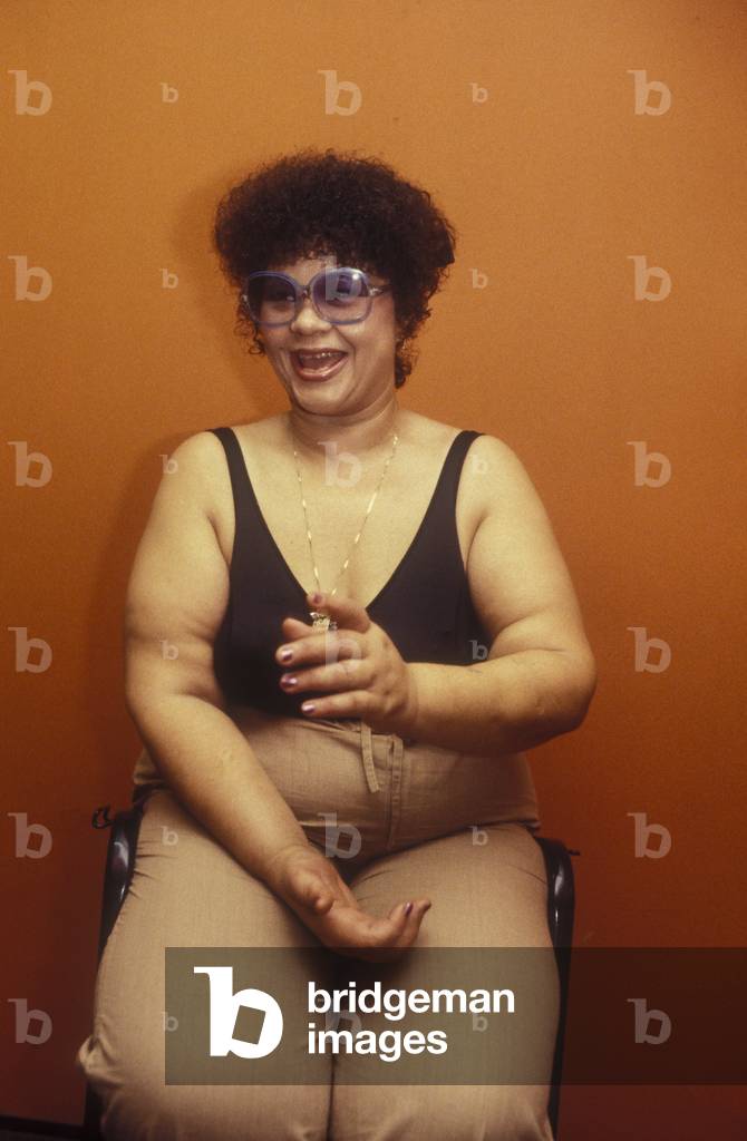American jazz-blues singer Etta James (about 1980)/La cantante jazz-blues Etta James (1980 circa) -