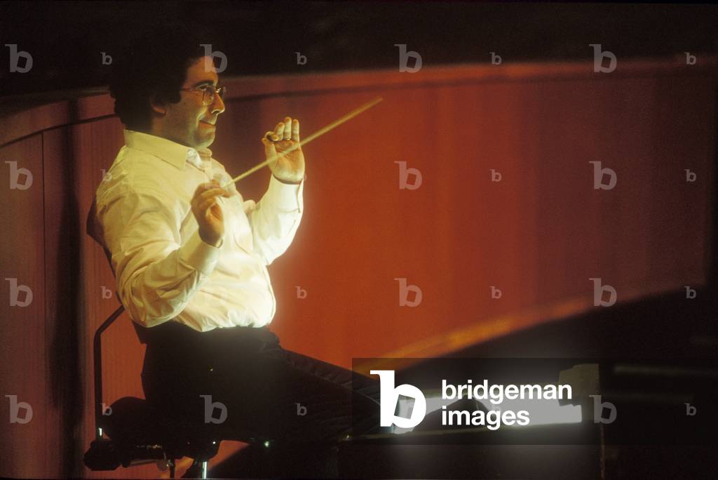 Italian conductor Carlo Rizzi/Genova, 1991.